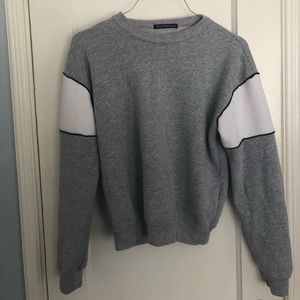 Gray brandy Melville crewneck sweater